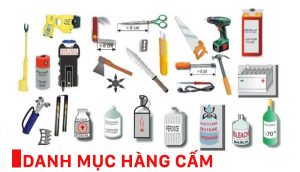 Danh mục bị cấm không được vận chuyển