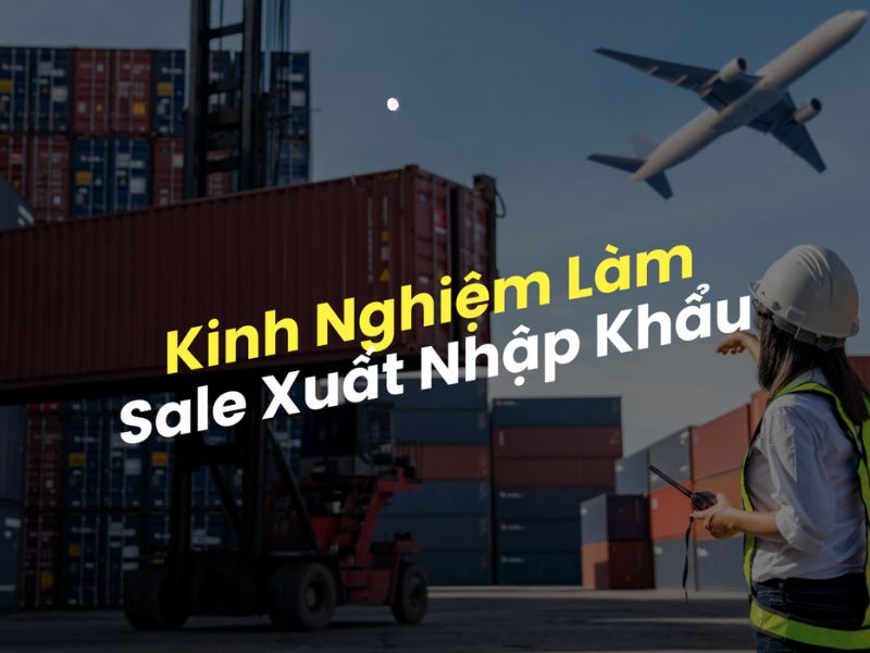 Chia sẻ kinh nghiệm sale xuất nhập khẩu hữu ích