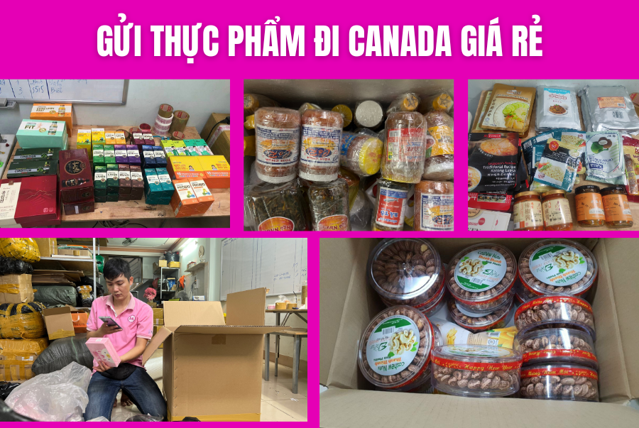 Hướng dẫn gửi thực phẩm đi Canada